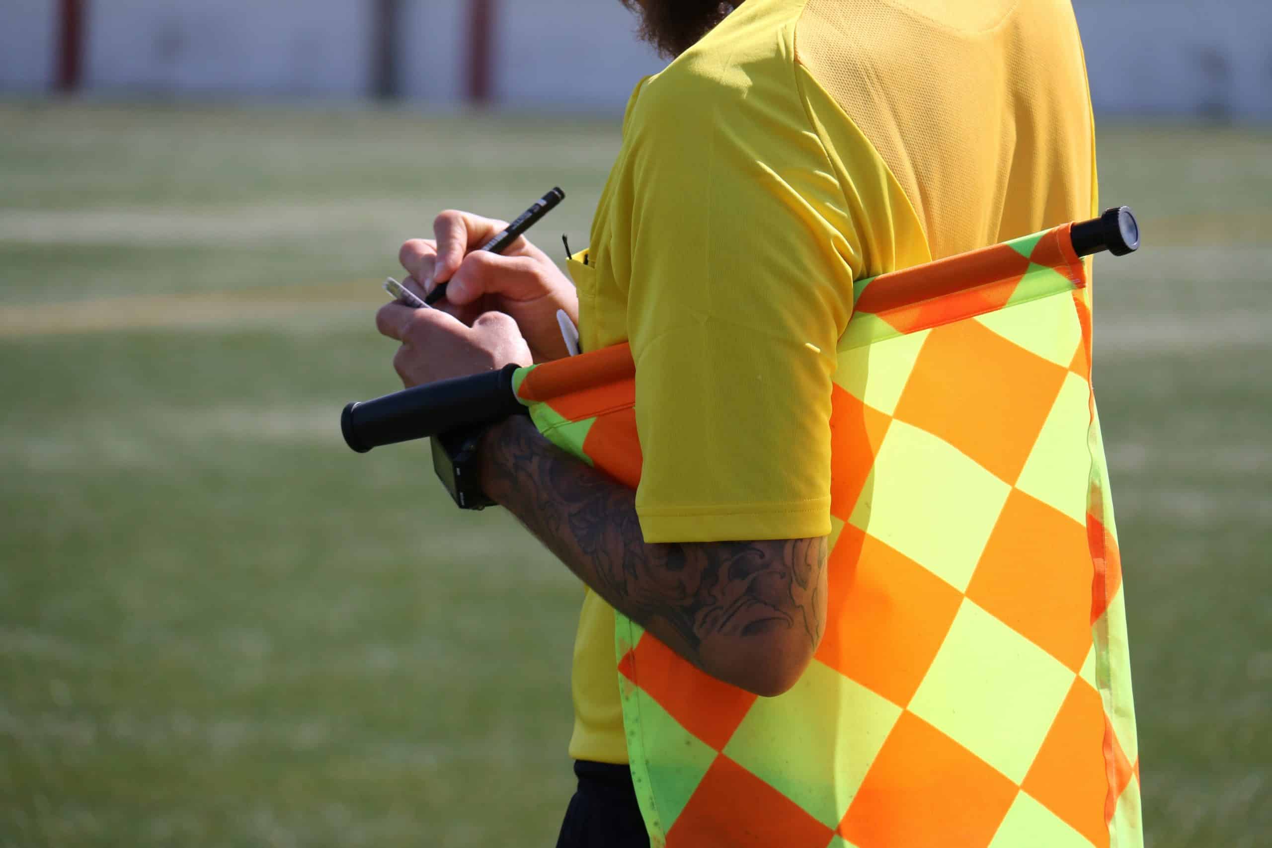 Not just a whistle – mandatory equipment for a football referee